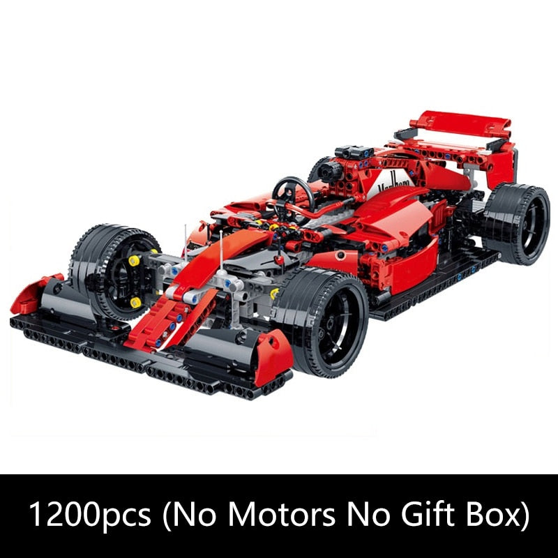 Remote Control Moter Power F1 Car Building Blocks Bricks - wonderfulandamazingstuff