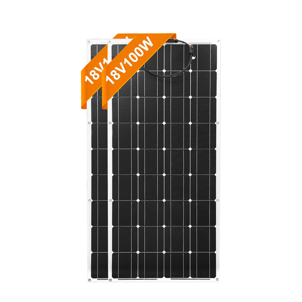 18V 100W 300W Waterproof  Flexible Monocrystalline Solar Panel - wonderfulandamazingstuff