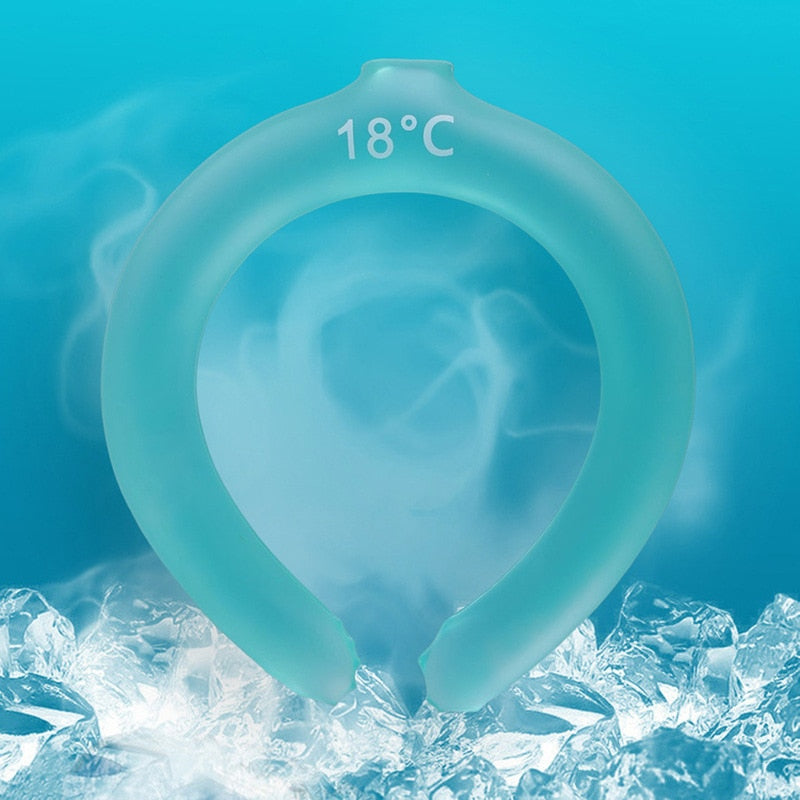 Cooling Down Ice Neck Ring Collar - wonderfulandamazingstuff