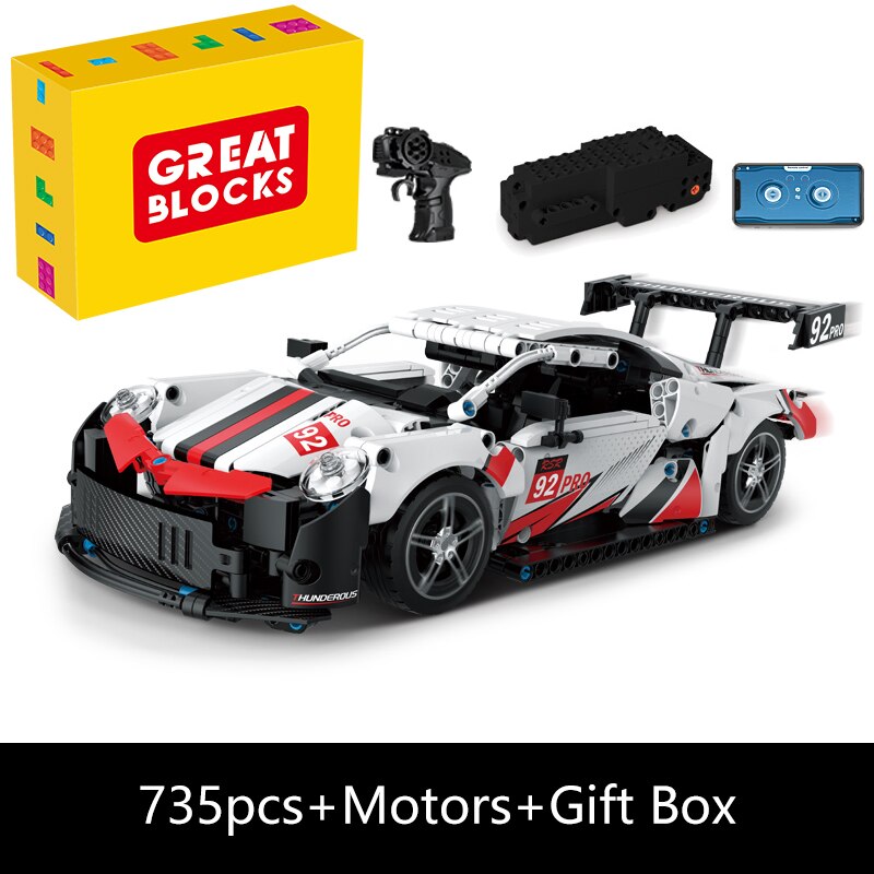 Remote Control Moter Power F1 Car Building Blocks Bricks - wonderfulandamazingstuff