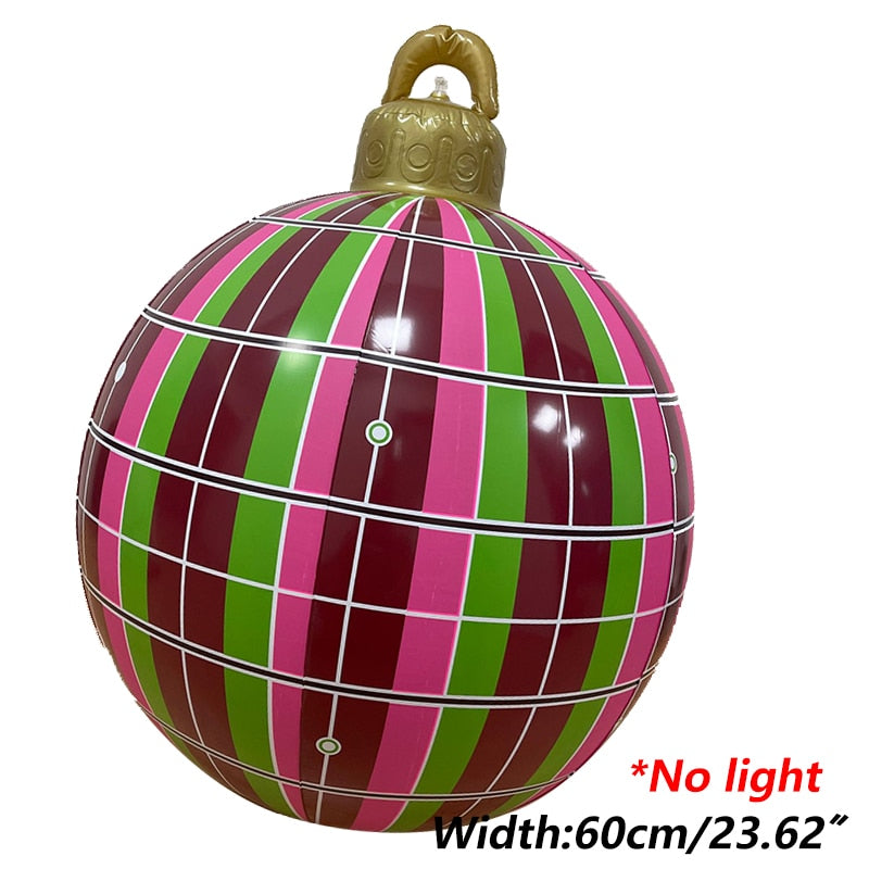 60cm Christmas Outdoor Indoor/Ball Ornaments - wonderfulandamazingstuff