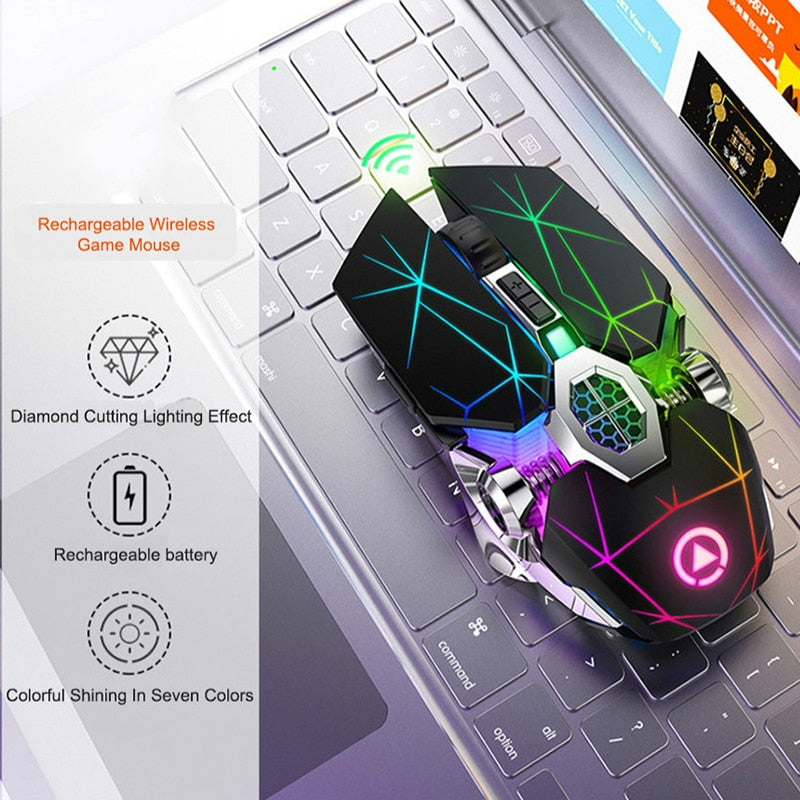 Wireless Ergonomic Optical Gaming Mouse - wonderfulandamazingstuff