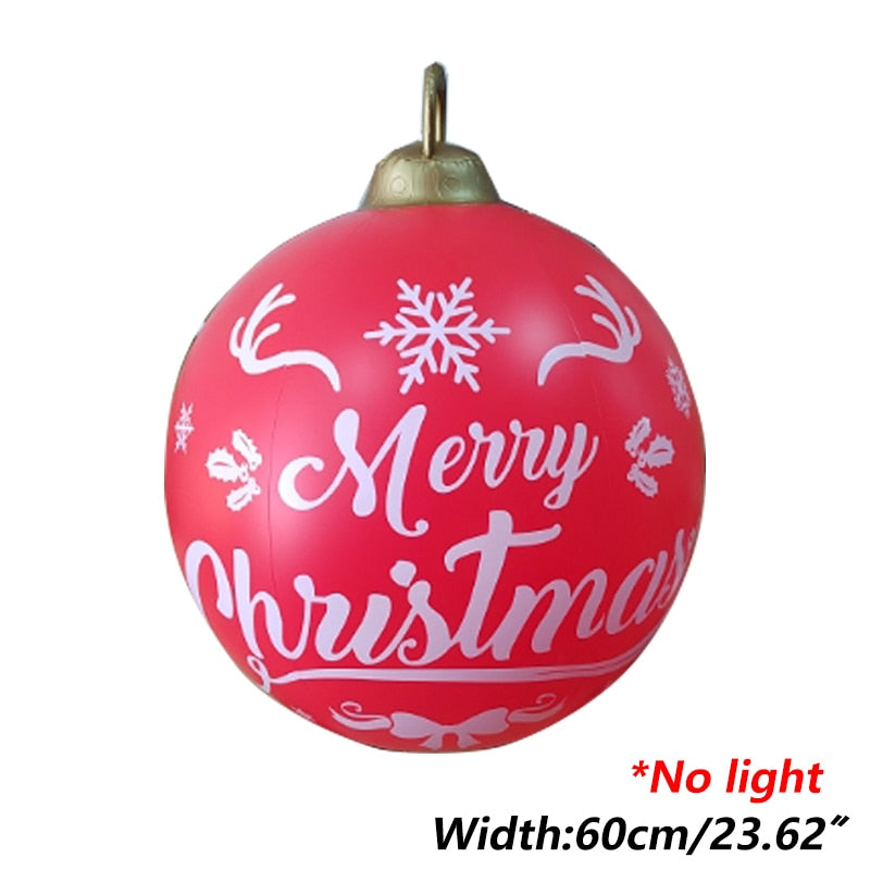 60cm Christmas Outdoor Indoor/Ball Ornaments - wonderfulandamazingstuff