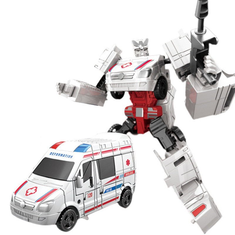 Anime Robot Car Action Figure (NON-RC) - wonderfulandamazingstuff