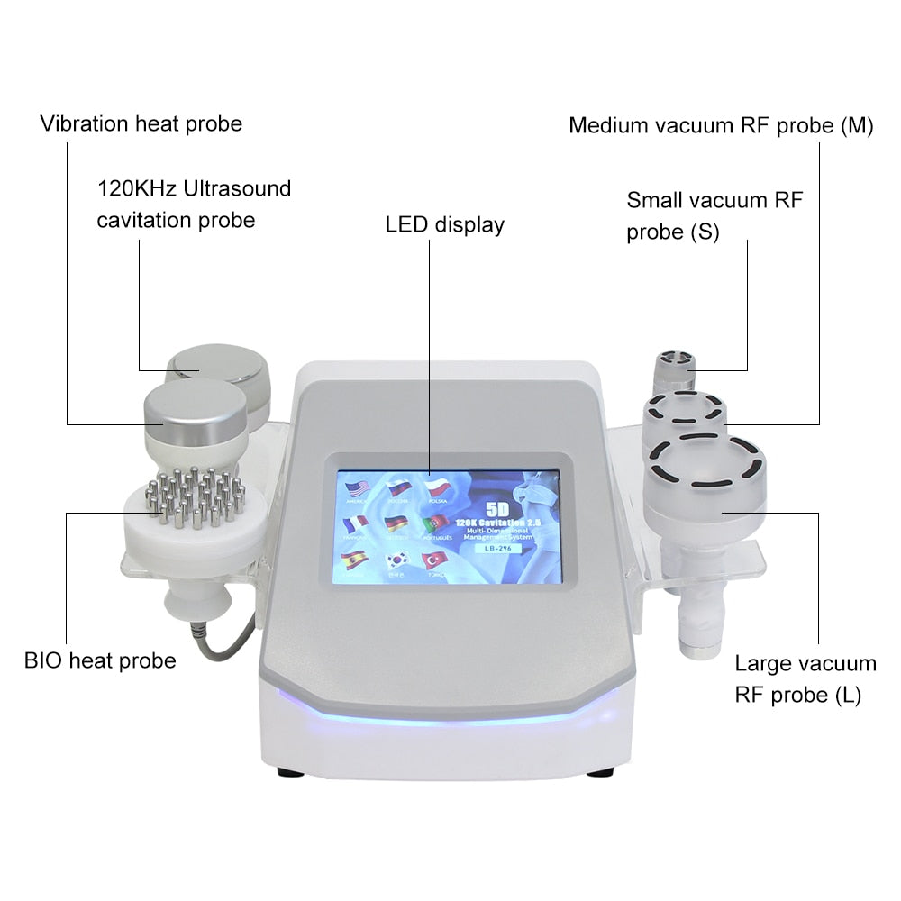 Vacuum 5D Cavitation Ultrasonic Multi-function Machine - wonderfulandamazingstuff