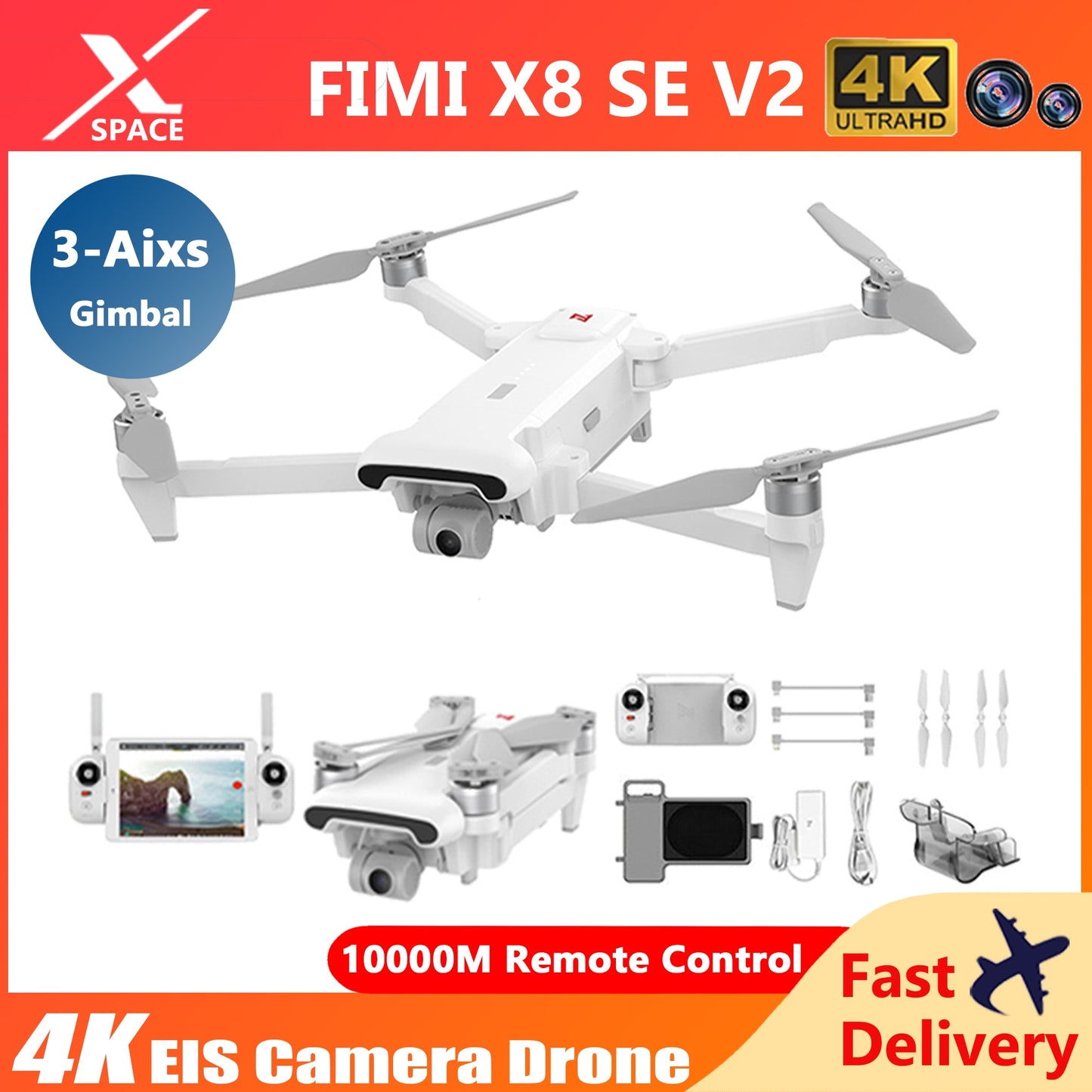 4K Drone with Professional EIS Camera - wonderfulandamazingstuff