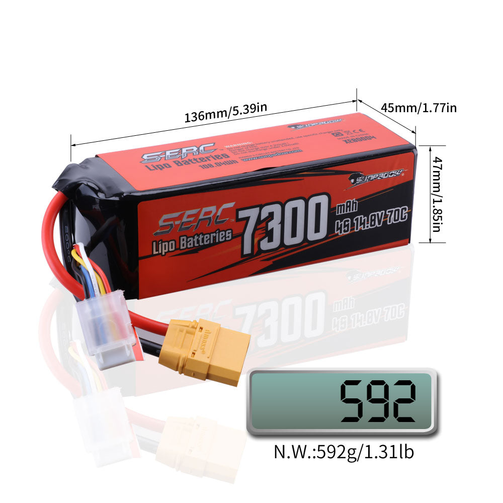 Lipo Battery 14.8V 6000mAh 7300mAh - wonderfulandamazingstuff