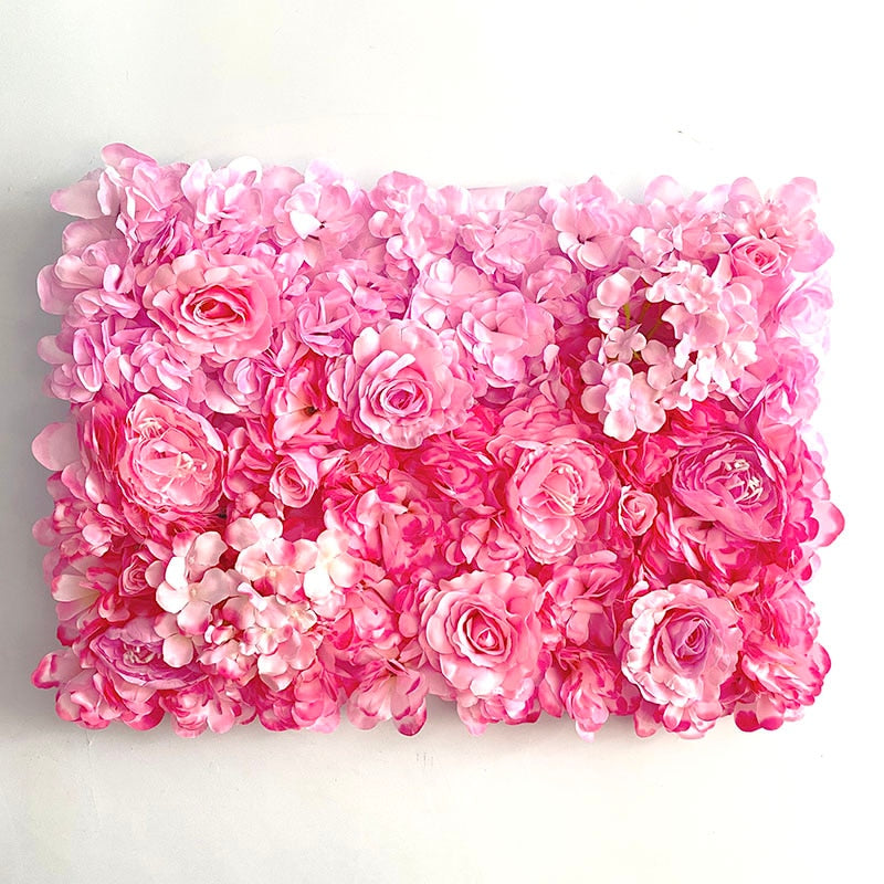 Silk Rose Flowers 3D Backdrop Wall - wonderfulandamazingstuff