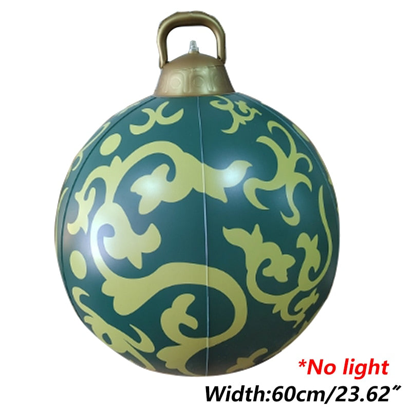 60cm Christmas Outdoor Indoor/Ball Ornaments - wonderfulandamazingstuff