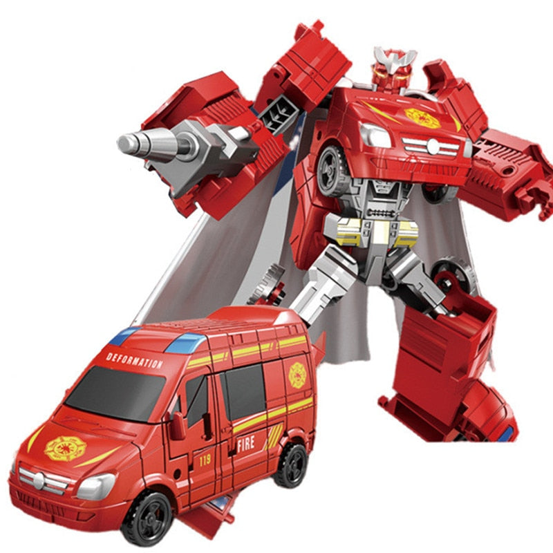 Anime Robot Car Action Figure (NON-RC) - wonderfulandamazingstuff