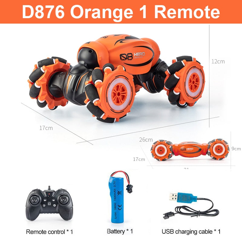 4WD RC Stunt Car with Gesture Contol - wonderfulandamazingstuff