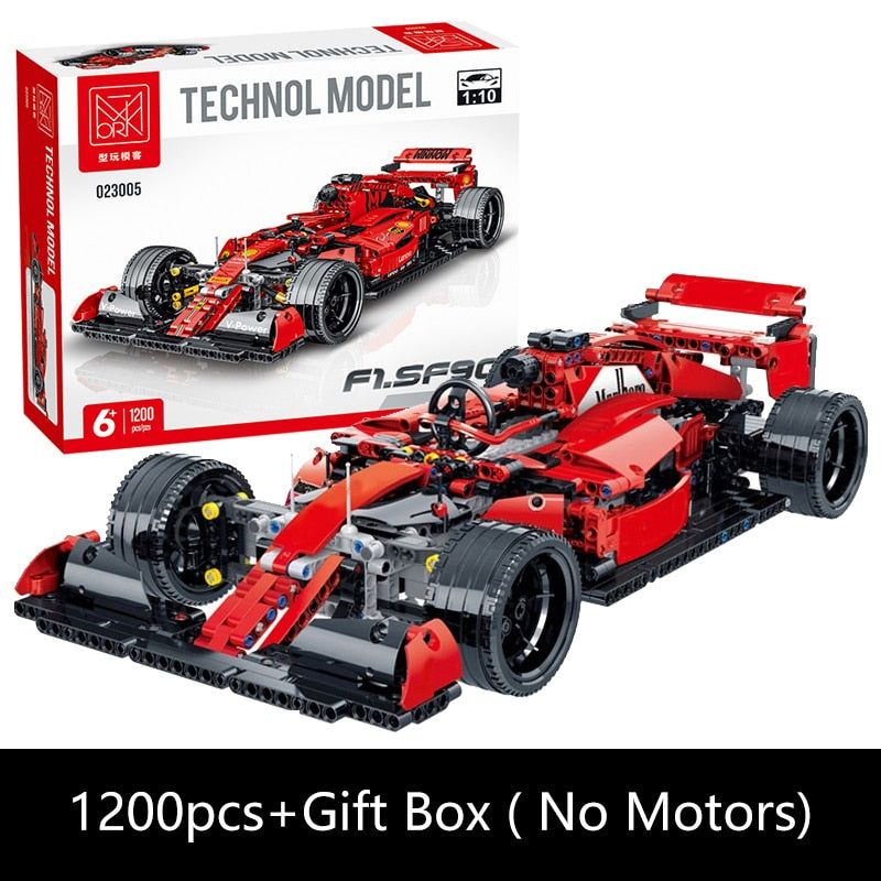 Remote Control Moter Power F1 Car Building Blocks Bricks - wonderfulandamazingstuff