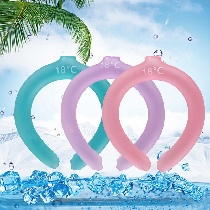 Cooling Down Ice Neck Ring Collar - wonderfulandamazingstuff