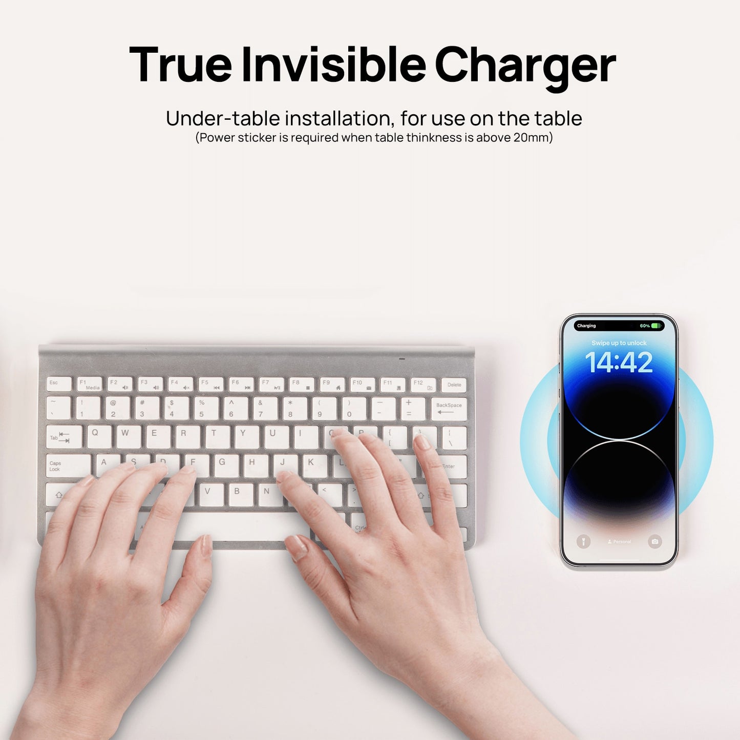 Invisible Wireless Under Table Charger-iPhone - wonderfulandamazingstuff