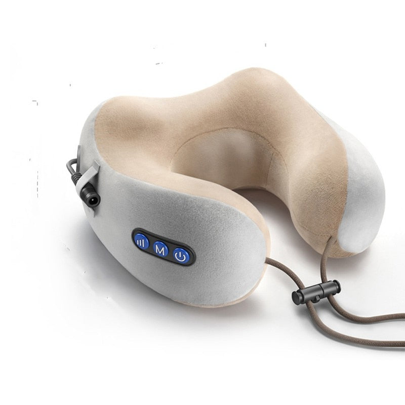 Electric Neck Massage Rechargeable Pillow - wonderfulandamazingstuff