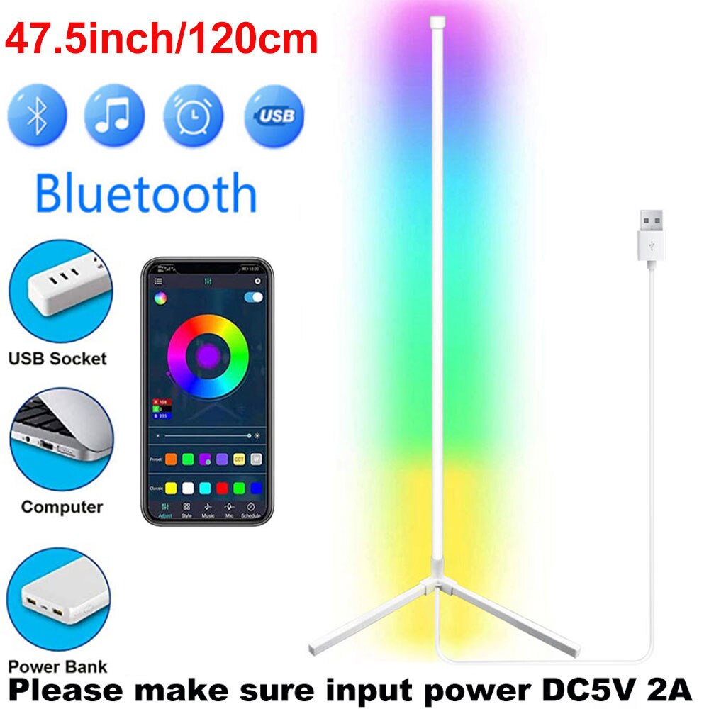 Bluetooth/Wifi Rgb Led Floor Lights with Remote - wonderfulandamazingstuff