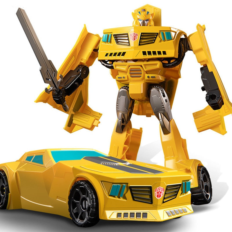 Anime Robot Car Action Figure (NON-RC) - wonderfulandamazingstuff