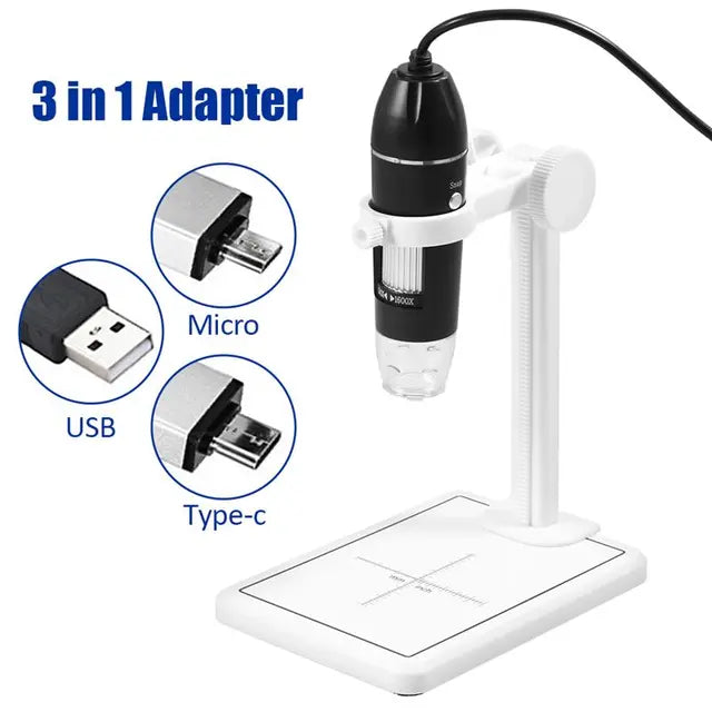 3 in 1 Digital Microscope For MAC &PC - wonderfulandamazingstuff