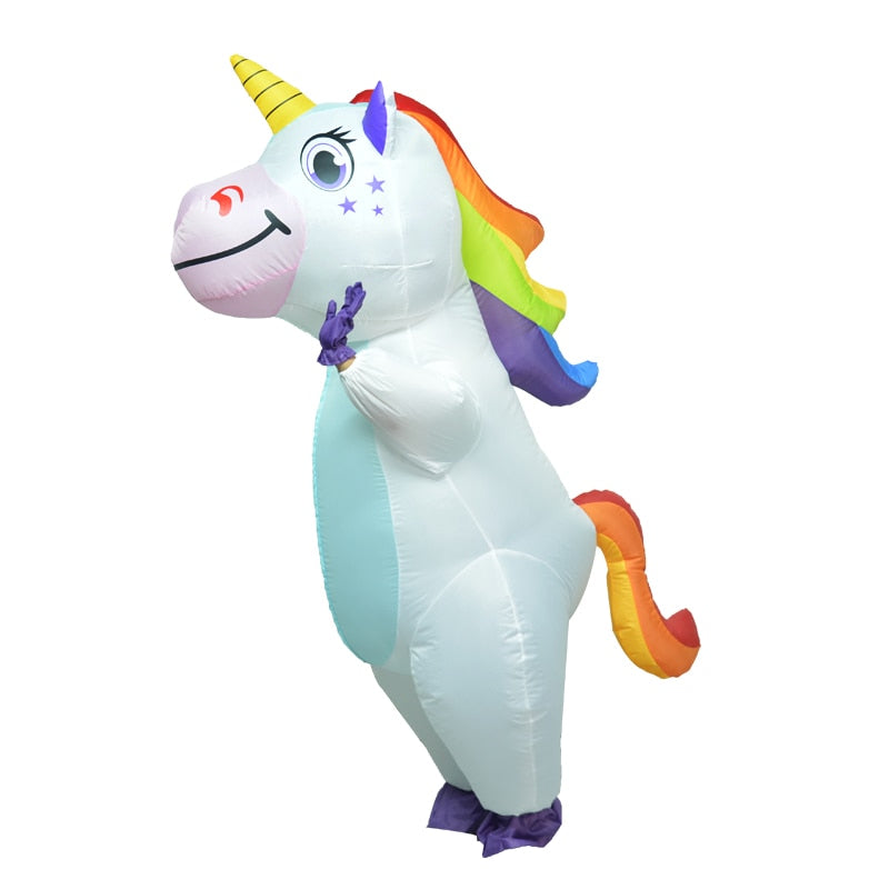 Inflatable Unicorn Costume Adult - wonderfulandamazingstuff