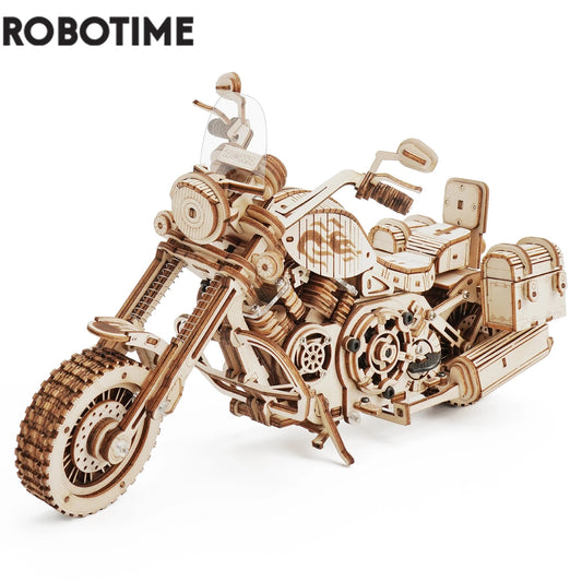 420 PCS Wooden Motorcycle Puzzle - wonderfulandamazingstuff