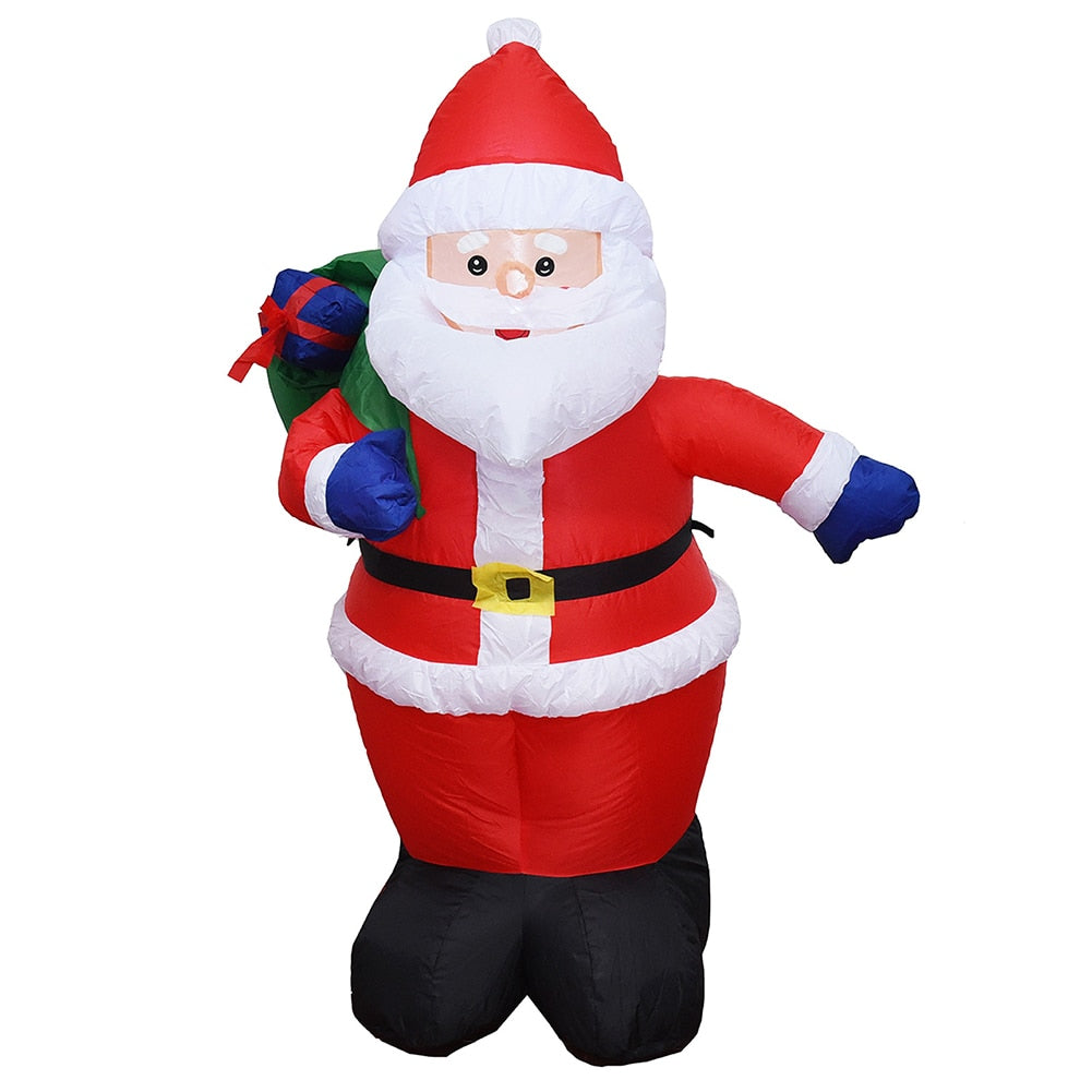 LED Christmas Inflatable Snowman & Santa Claus Decorations - wonderfulandamazingstuff