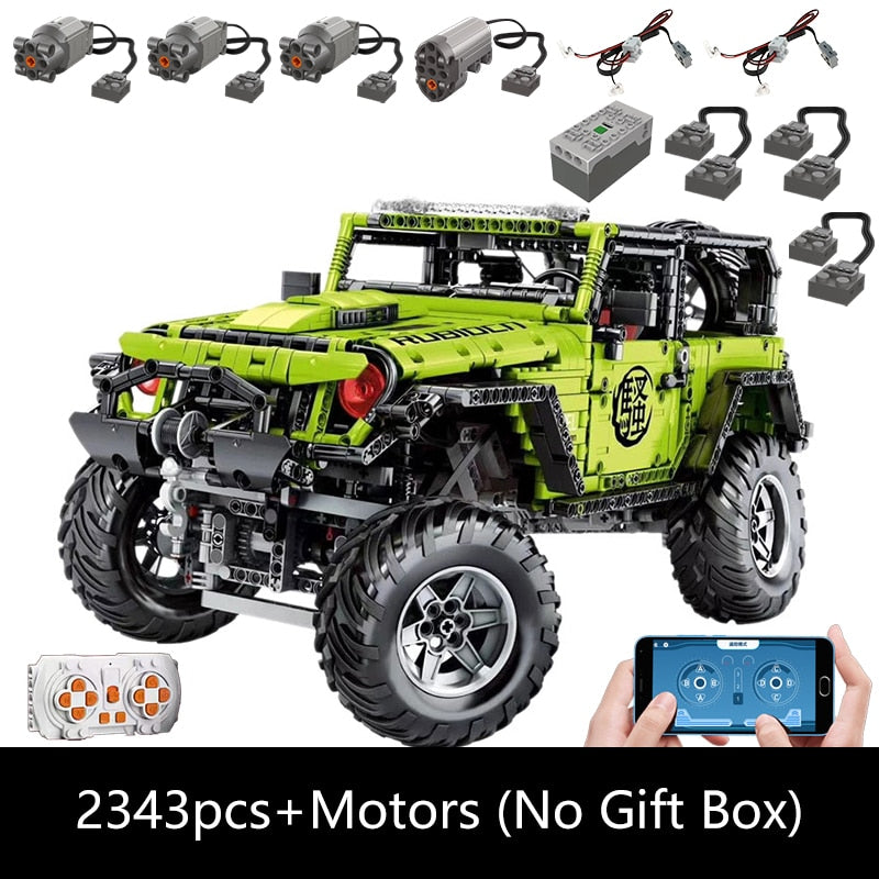 Remote Control Building Blocks Jeep Buggy - wonderfulandamazingstuff