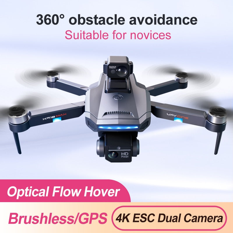 4K Professional Obstacle Avoidance Drone w/ 8K DualHD Camera - wonderfulandamazingstuff