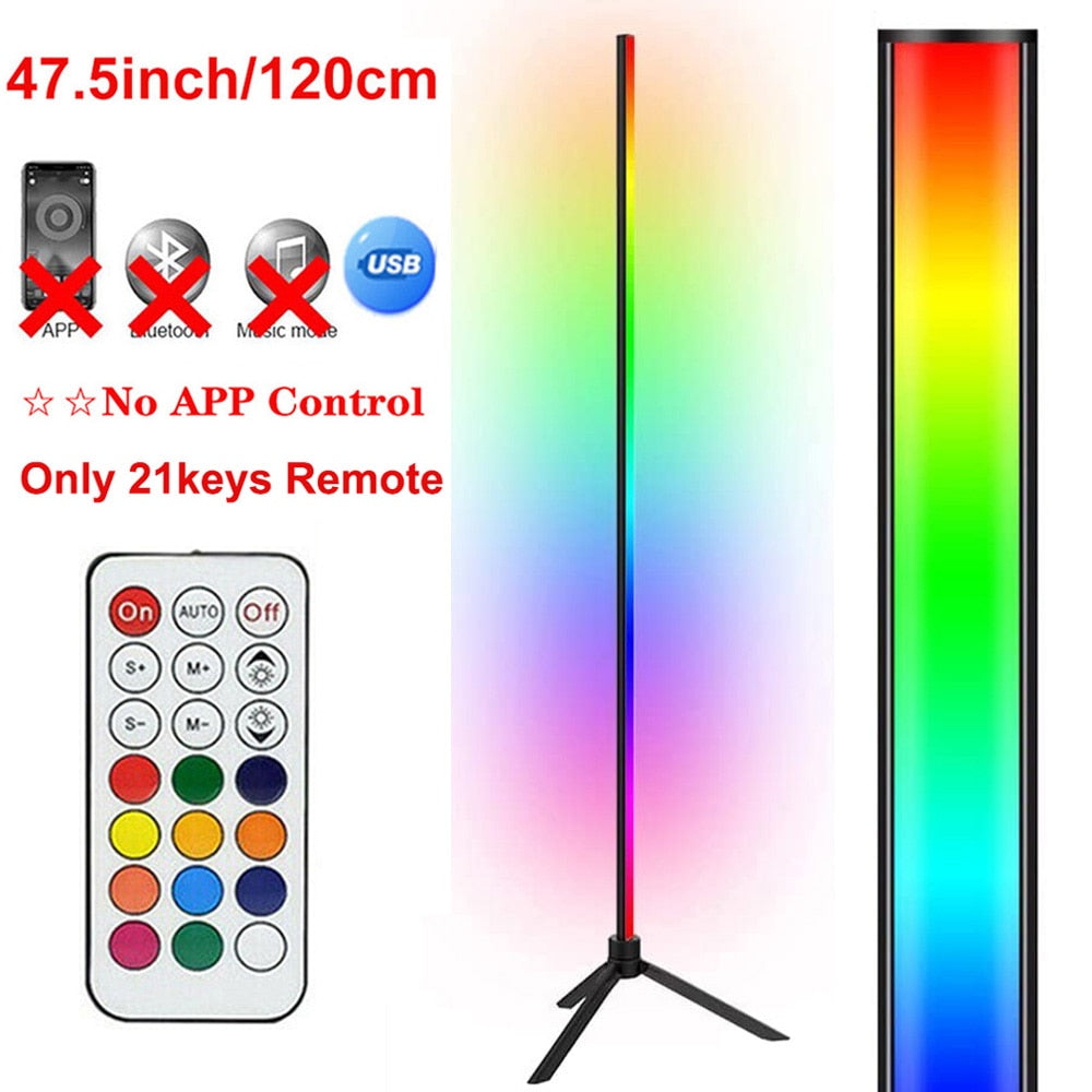 Bluetooth/Wifi Rgb Led Floor Lights with Remote - wonderfulandamazingstuff