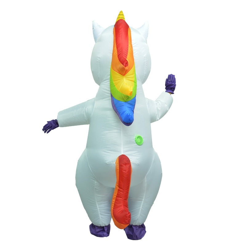 Inflatable Unicorn Costume Adult - wonderfulandamazingstuff