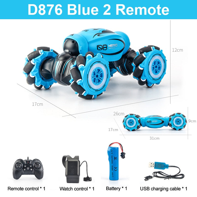 4WD RC Stunt Car with Gesture Contol - wonderfulandamazingstuff