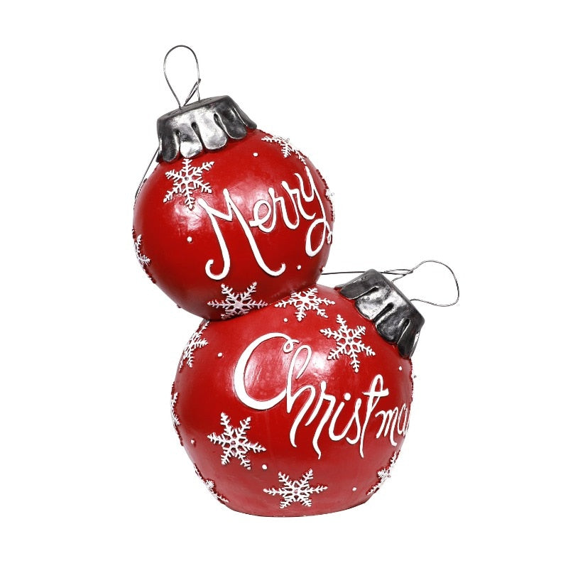 Light-Up Freestanding Christmas Ball Ornament Decor - wonderfulandamazingstuff