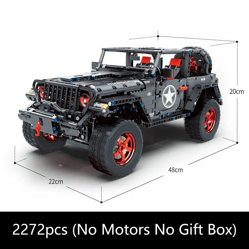 Remote Control Building Blocks Jeep Buggy - wonderfulandamazingstuff