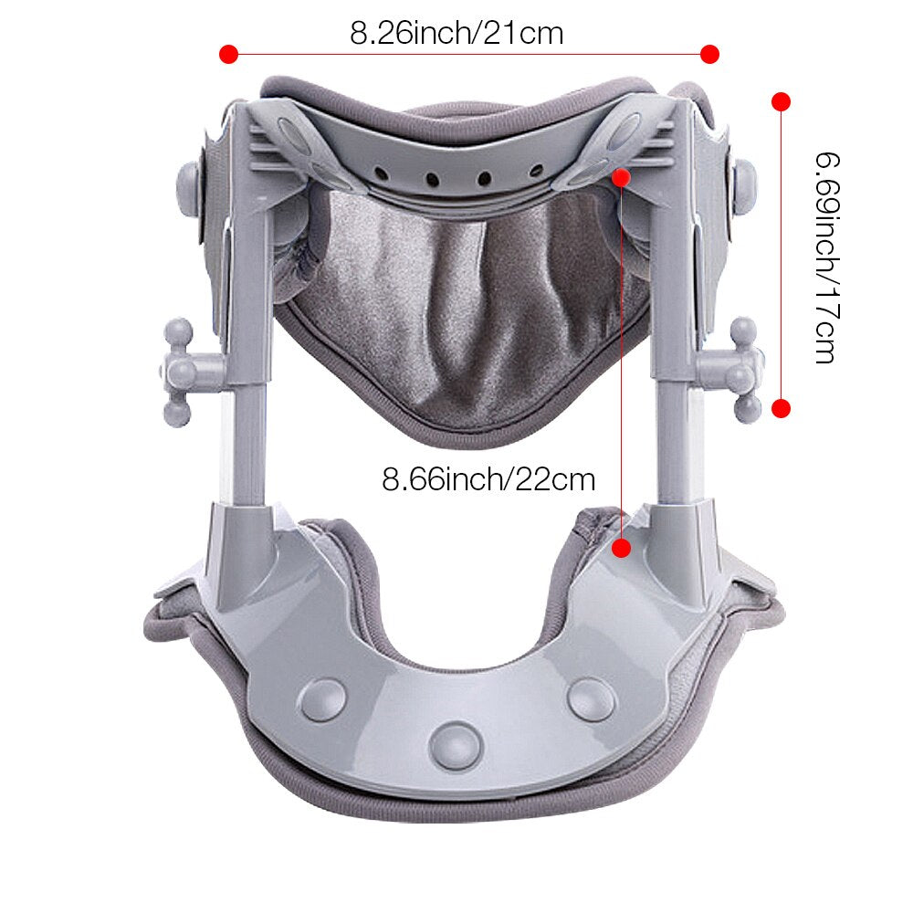 Heating Neck Stretch Collar Cervical Traction Hot Compression - wonderfulandamazingstuff