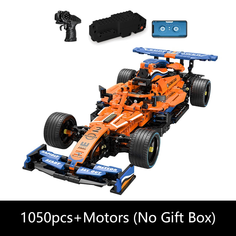 Remote Control Moter Power F1 Car Building Blocks Bricks - wonderfulandamazingstuff