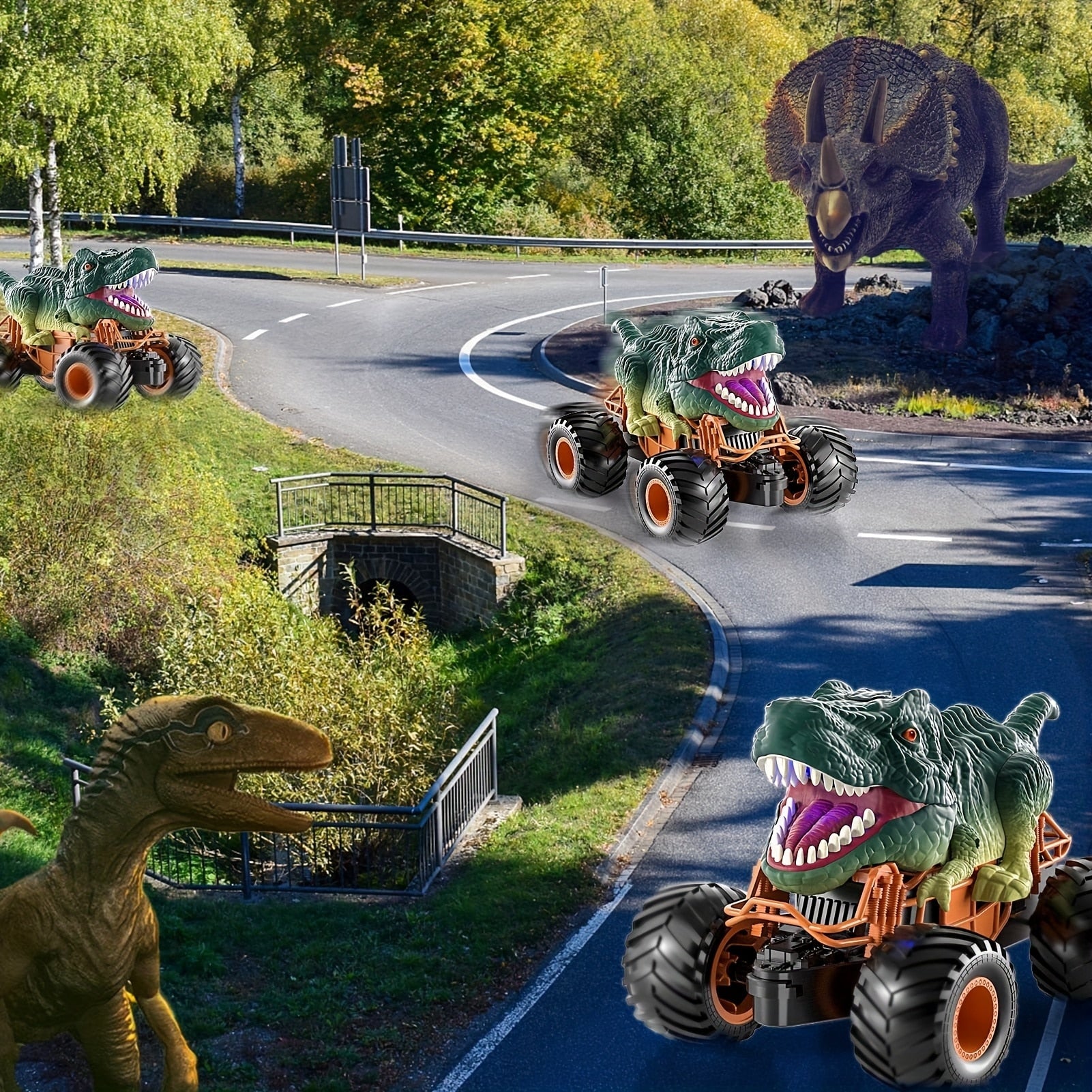 Dinosaur RC Truck - wonderfulandamazingstuff