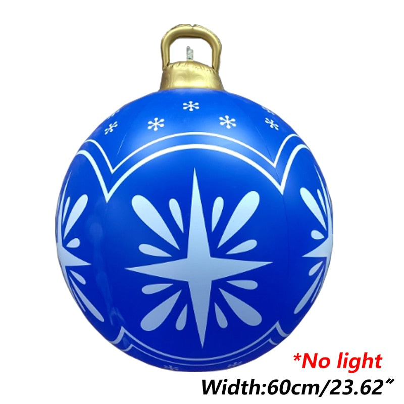 60cm Christmas Outdoor Indoor/Ball Ornaments - wonderfulandamazingstuff