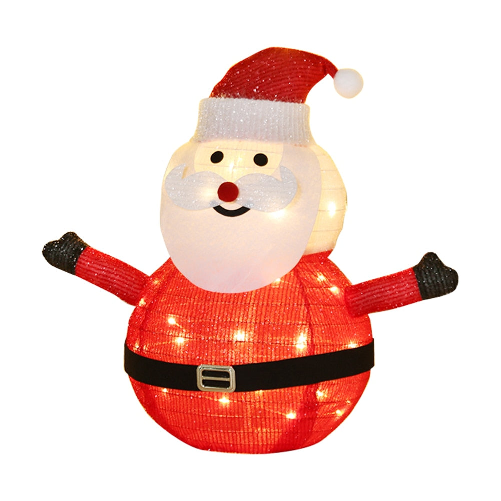 LED Christmas Inflatable Snowman & Santa Claus Decorations - wonderfulandamazingstuff