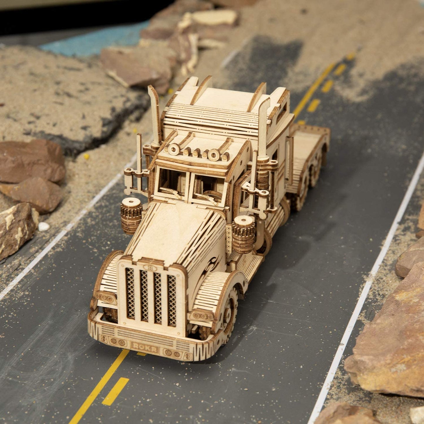 3D Wooden Puzzle with Movable Steam Train,Car & Jeep - wonderfulandamazingstuff