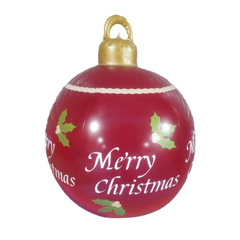 60CM Outdoor Christmas Inflatable Decorated Ball - wonderfulandamazingstuff