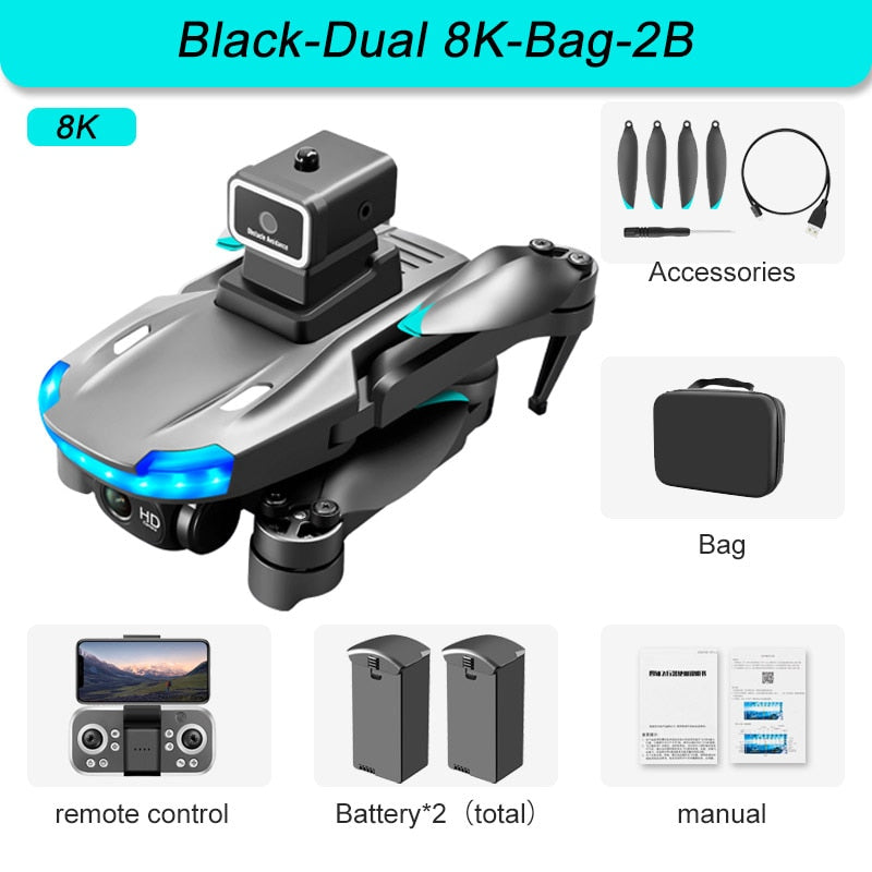 8K Professional Drone with Dual Camera 5G Wifi - wonderfulandamazingstuff