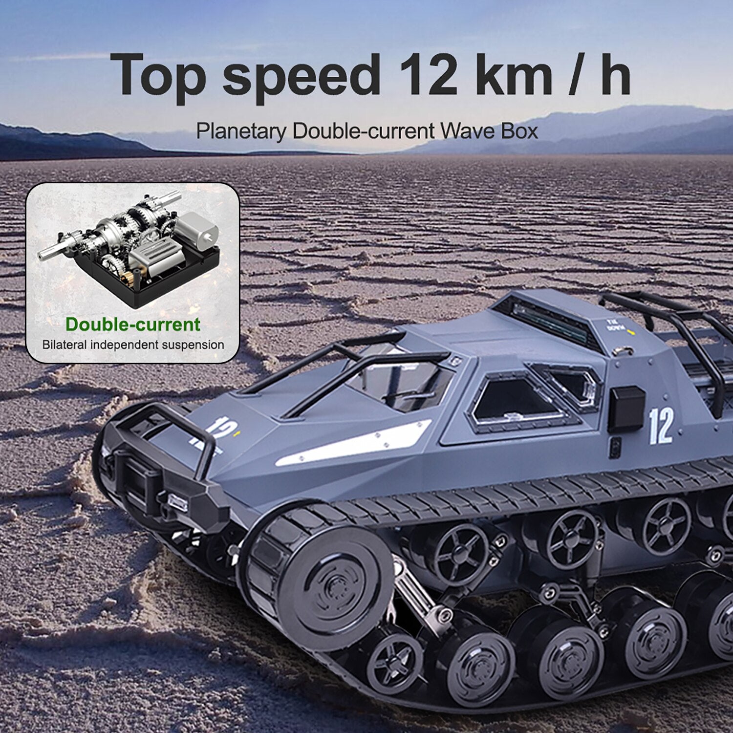 2.4Ghz All Terrain Remote Control Crawler Tank - wonderfulandamazingstuff