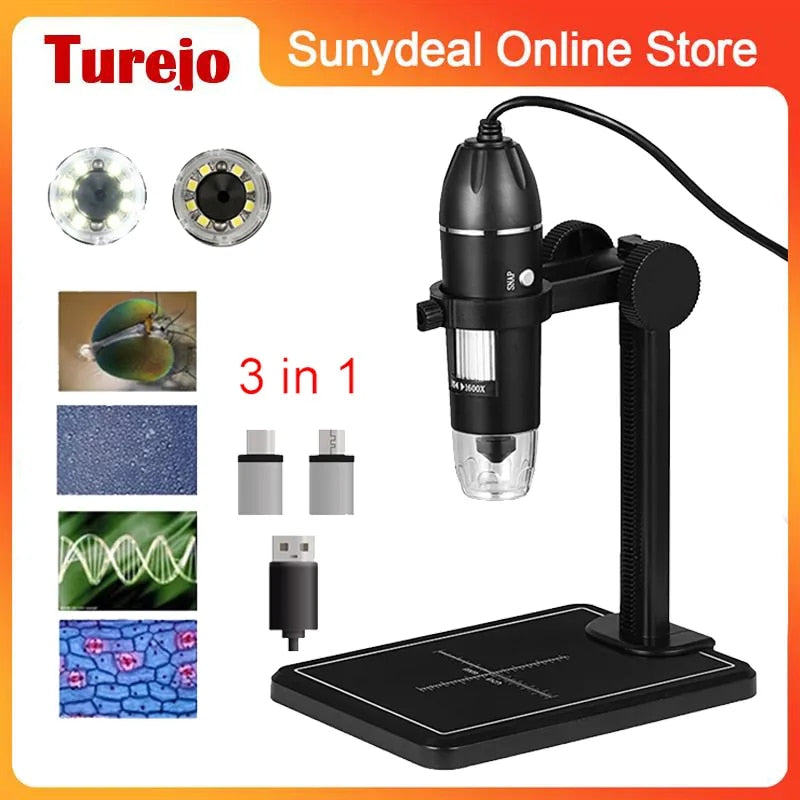 3 in 1 Digital Microscope For MAC &PC - wonderfulandamazingstuff