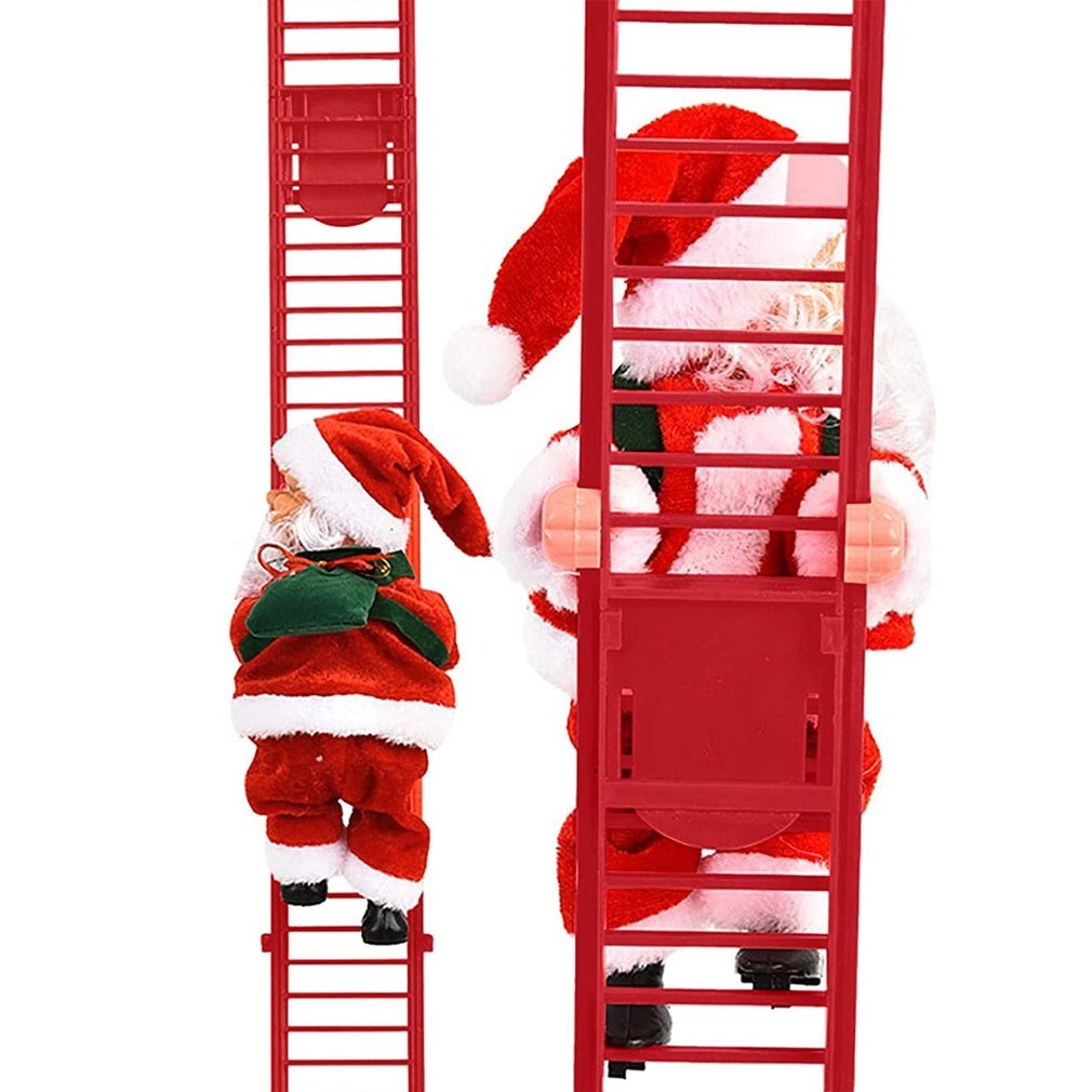 Climbing Ladder Santa Claus - wonderfulandamazingstuff