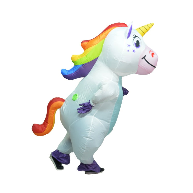 Inflatable Unicorn Costume Adult - wonderfulandamazingstuff