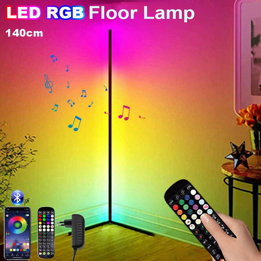 Bluetooth/Wifi Rgb Led Floor Lights with Remote - wonderfulandamazingstuff