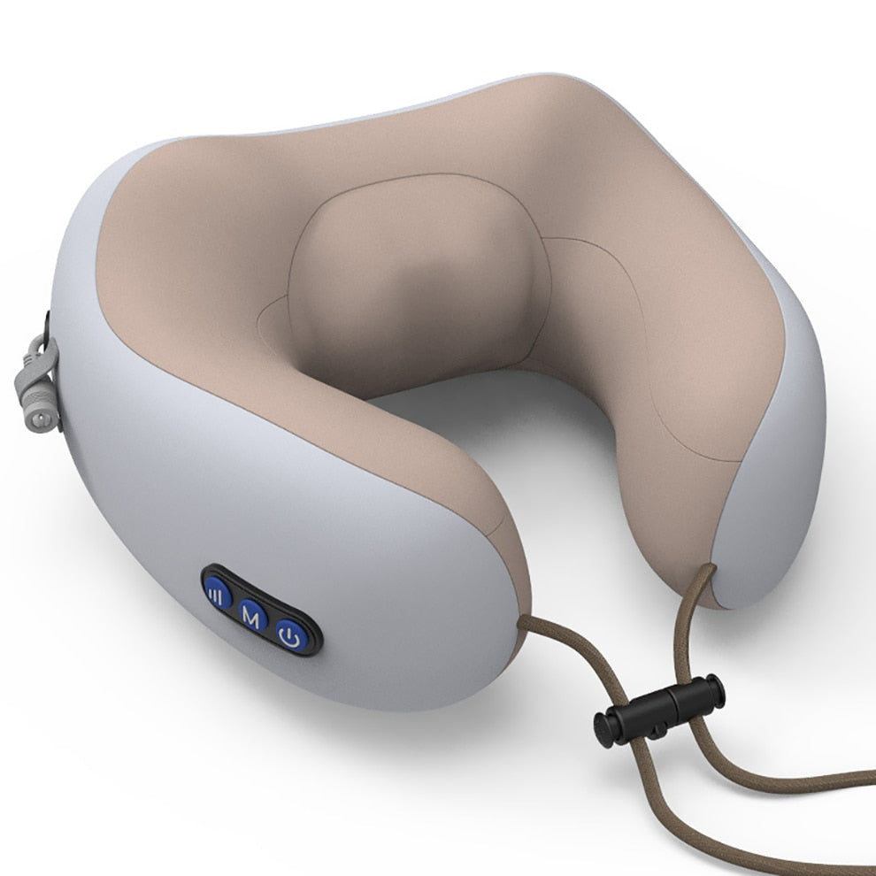 Electric Neck Massage Rechargeable Pillow - wonderfulandamazingstuff