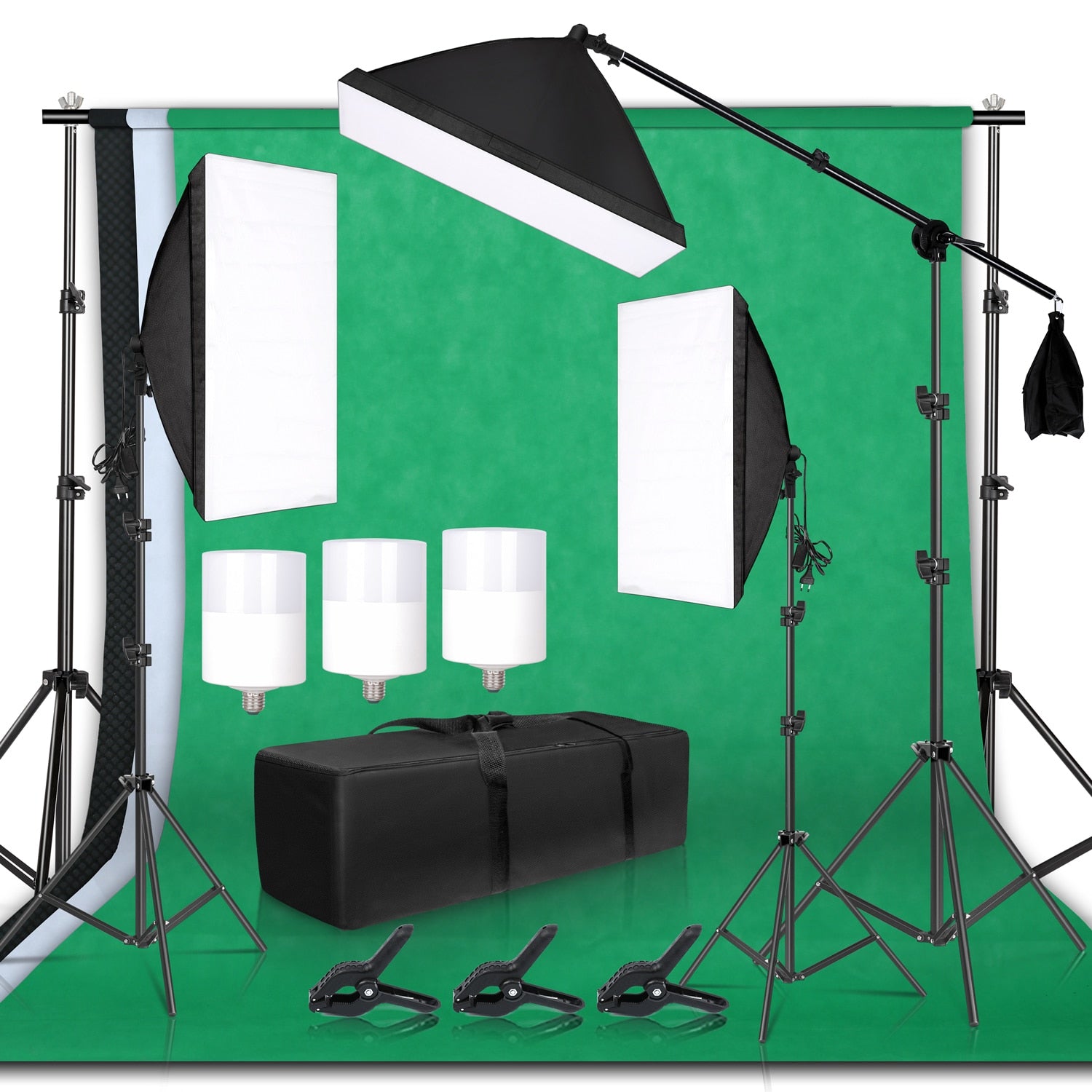 Photography Background Frame Support Softbox Lighting Kit - wonderfulandamazingstuff