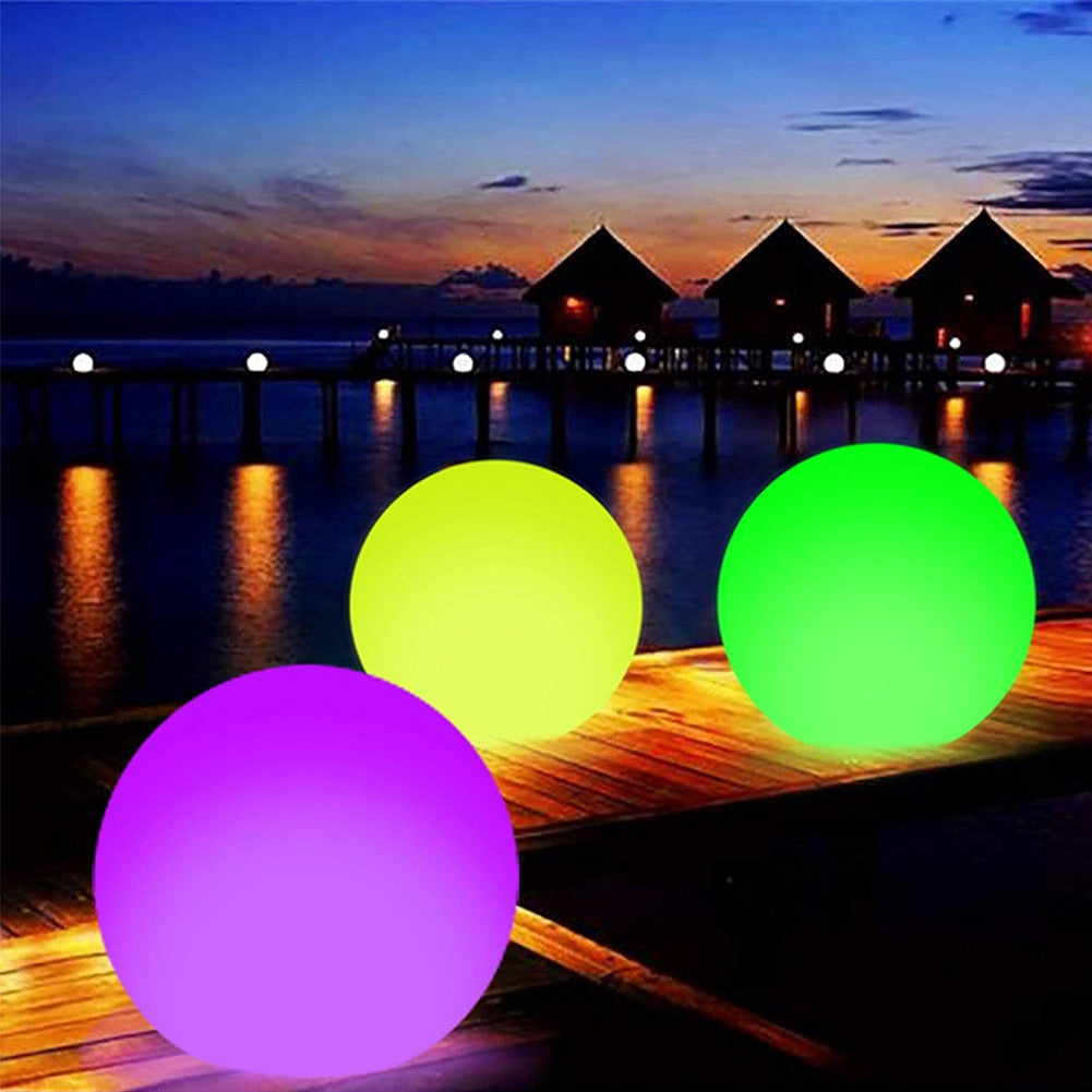 Inflatable Luminous Ball for  Swimming Pool - wonderfulandamazingstuff