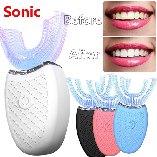 Adult Sonic Teeth Whitening Electric Toothbrush - wonderfulandamazingstuff