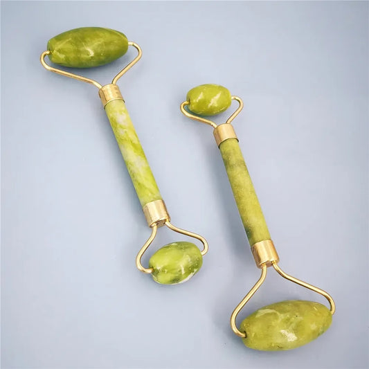 Massage Roller Double Head Jade Stone Face Lift - wonderfulandamazingstuff